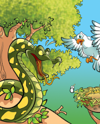 أيقونة اليمامة والثعبان