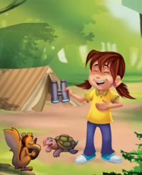 أيقونة رحلة إلى المخيم